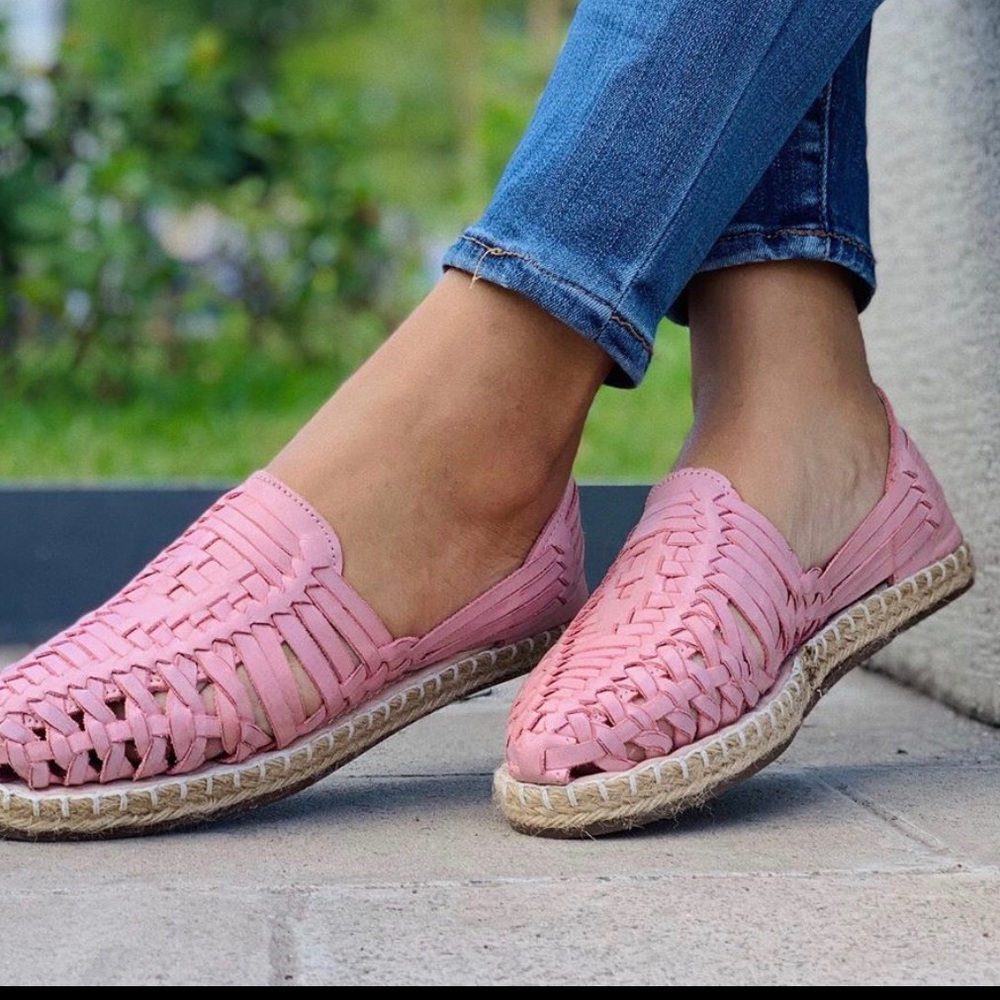 Huaraches pink leather